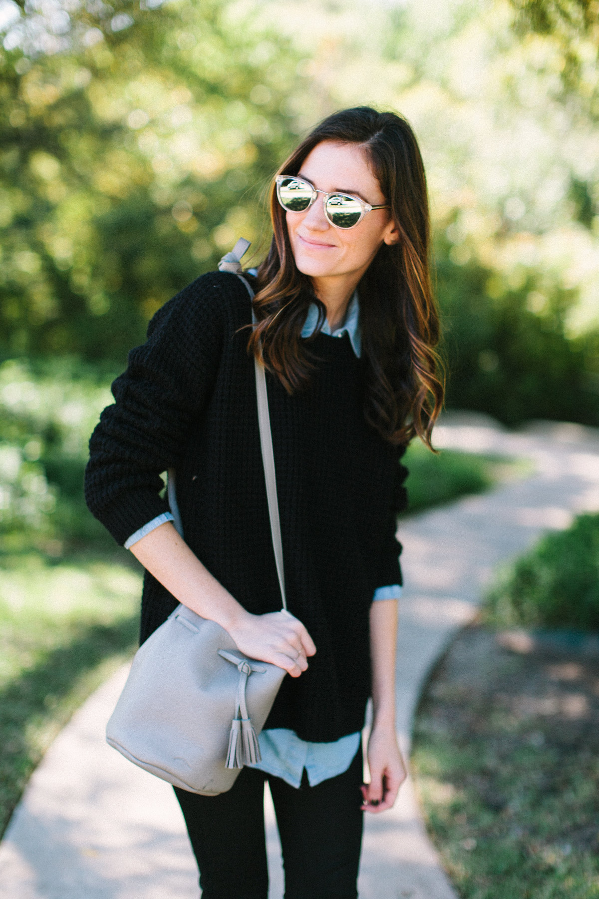 Mirrored sunglasses