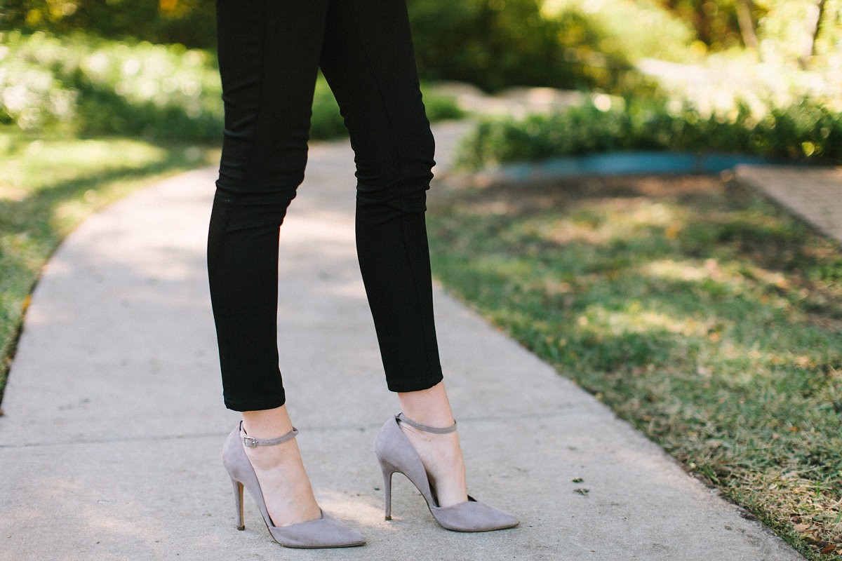 grey heels