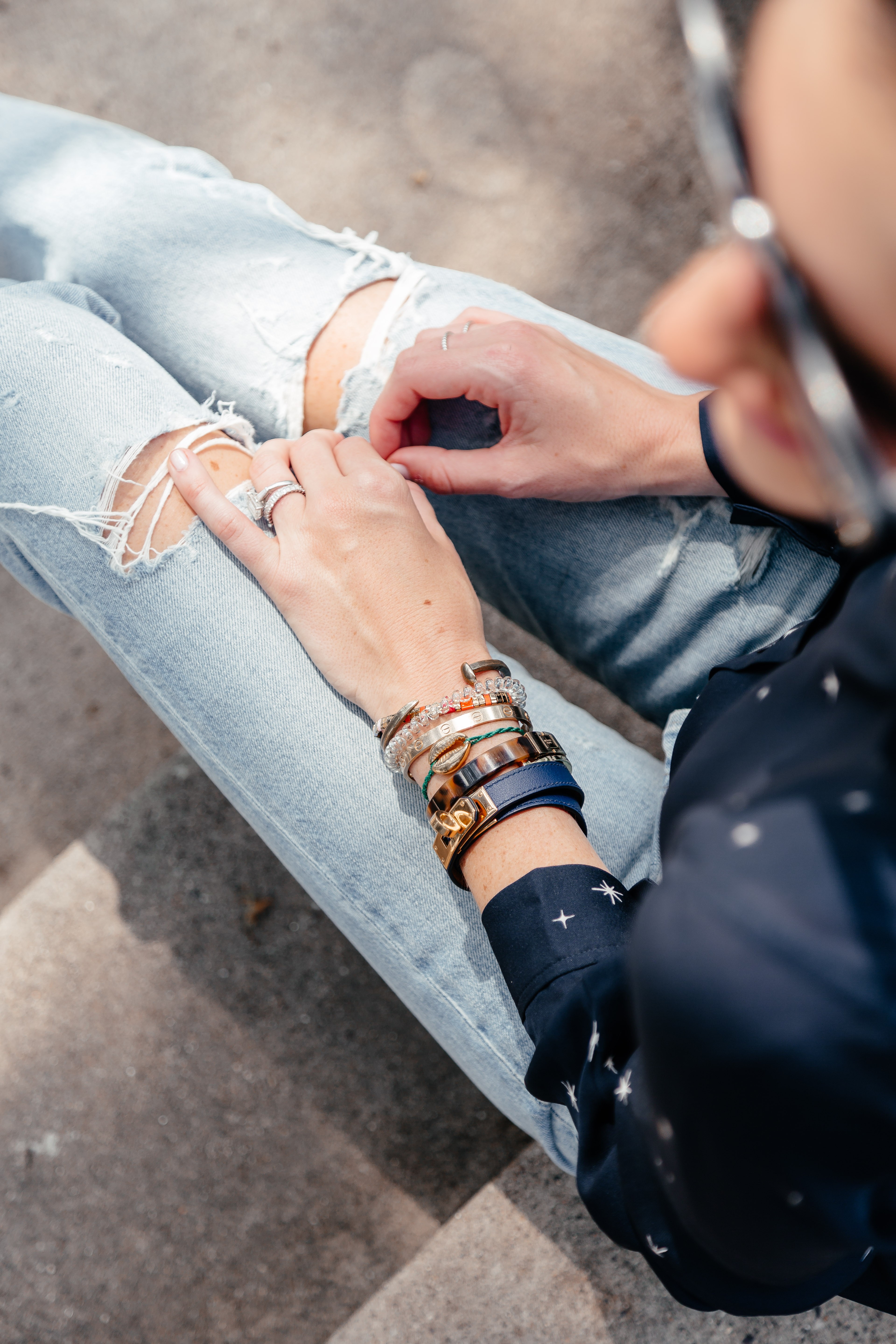 hermes bracelet stack