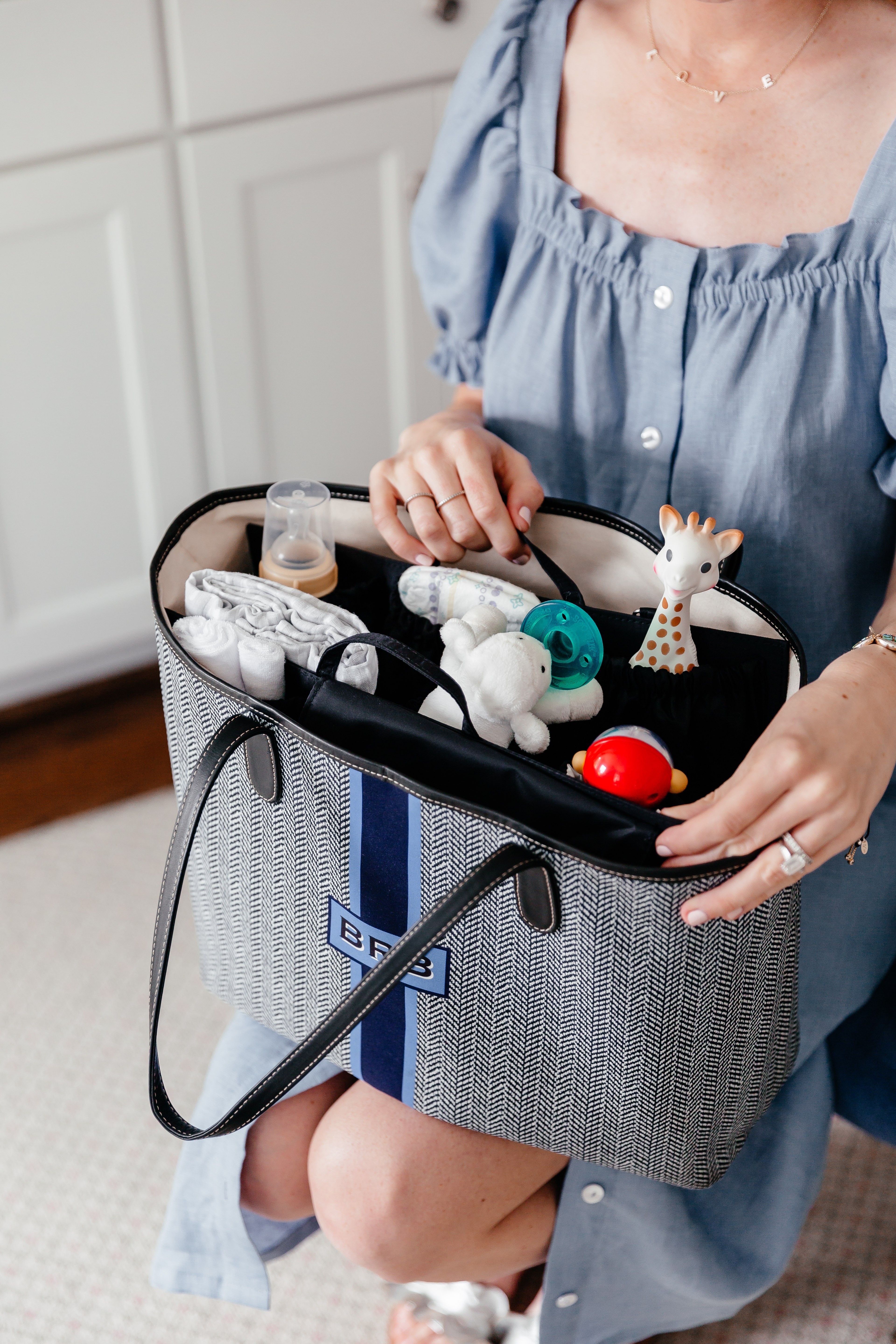 ToteSavvy Original Black Diaper Bag Organizer